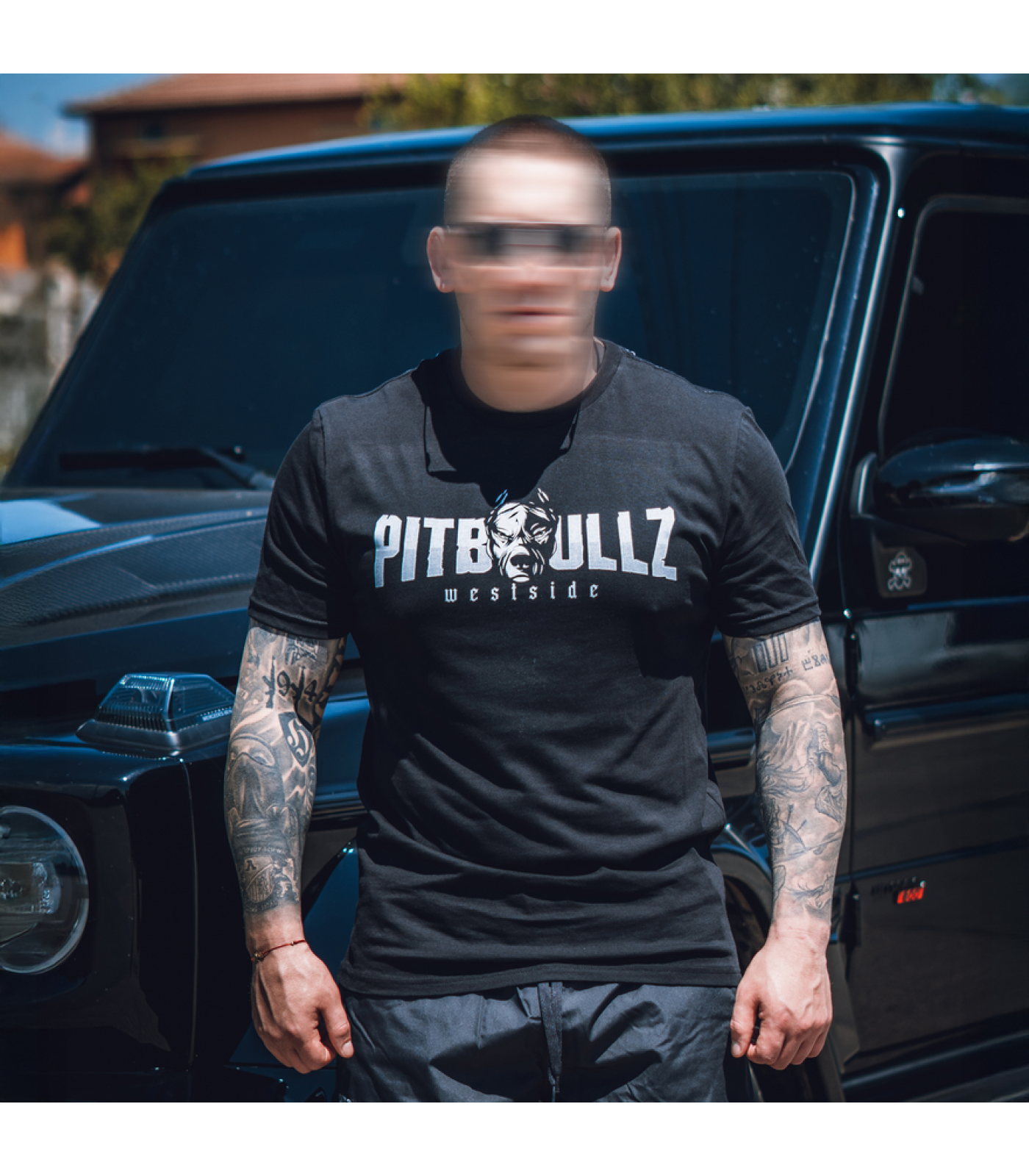 Pitbullz Westside - Тениска - PitbullzWestside - Черна​